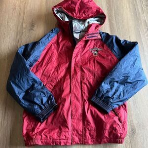 Disney World Disney Parks Mickey Mouse Kids Red/Blue Lined Coat XL